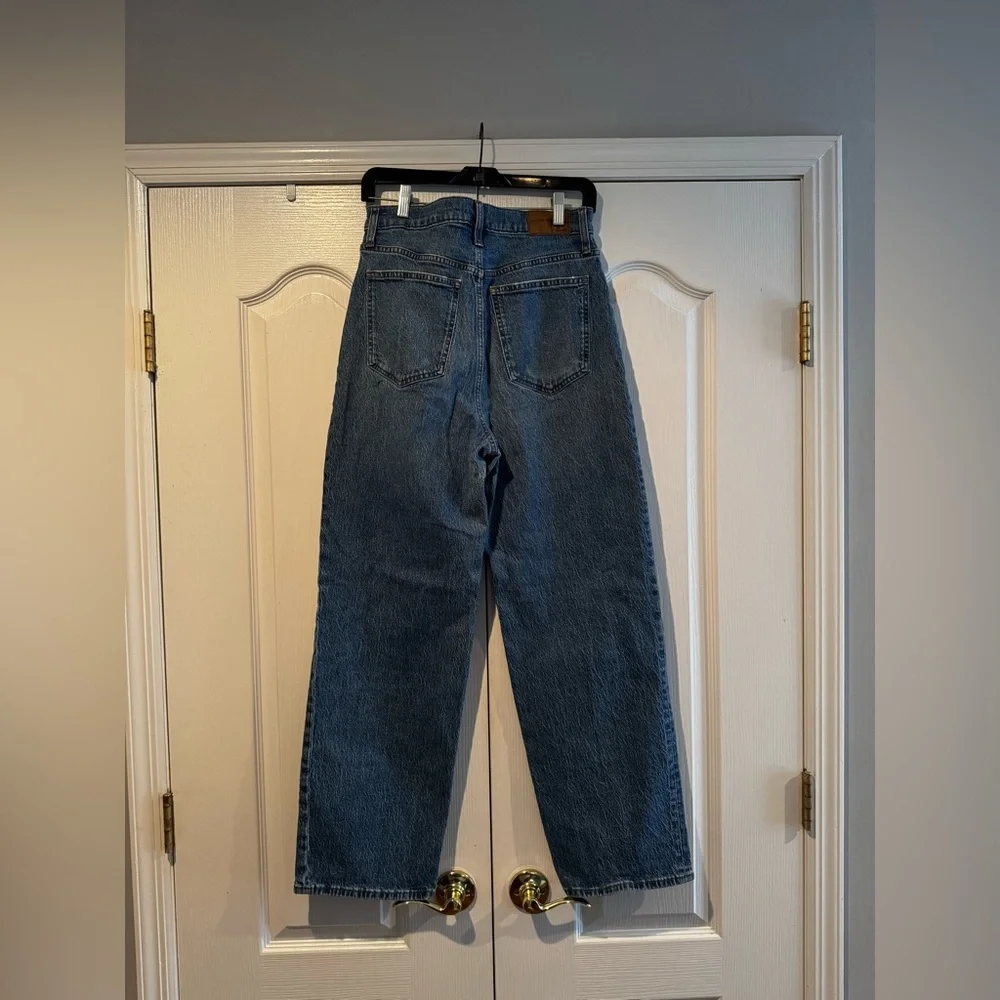 Madewell Medium Wash The Perfect Vintage Wide Leg Crop Jeans - Size 29T